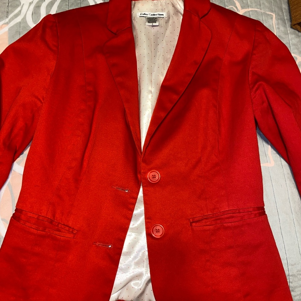 Dalia Collection red blazer